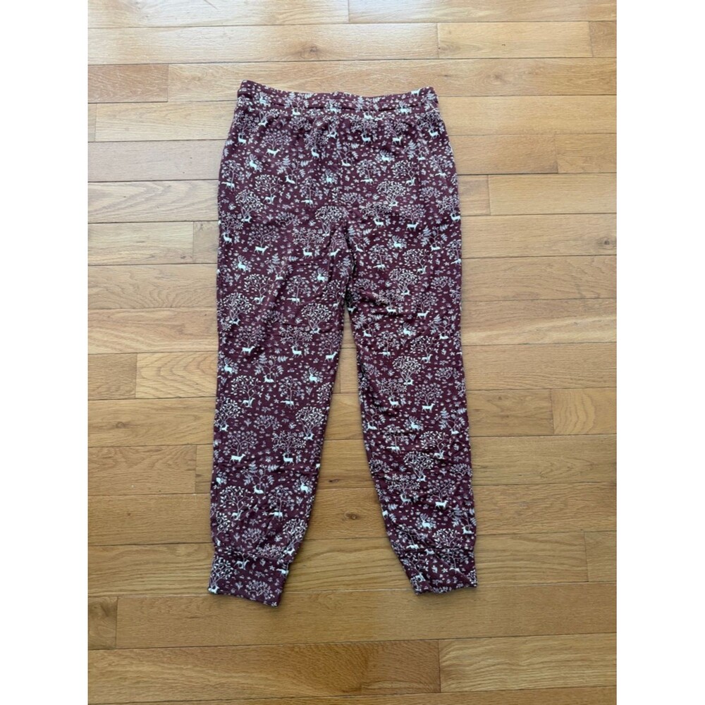 Sundance Rust Red Deer Joggers Lounge Pants Size M - Picture 2 of 10